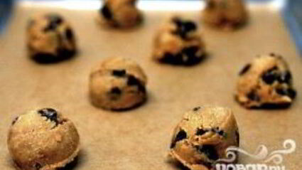 печенье с кусочками шоколада