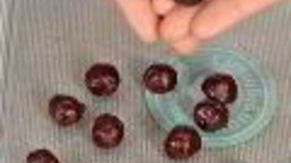 печенье с шоколадными шариками