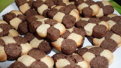 печенье шахматное