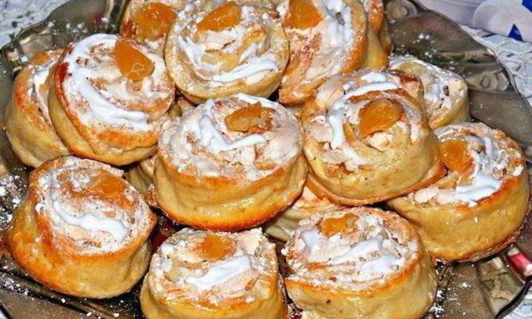 Рецепт печенья творожного с безе