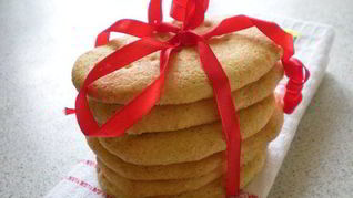 Песочное кукурузное печенье