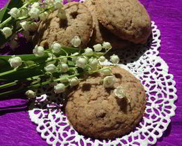 Песочное печенье с шоколадом на крахмале