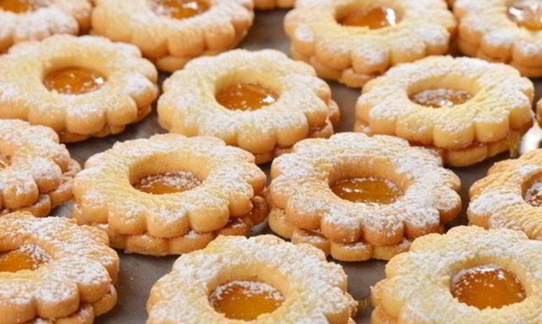 Рецепт песочного печенья с вареньем