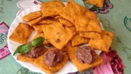 постные томатные крекеры