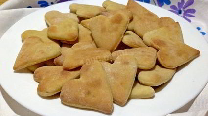 простое и вкусное печенье на кефире