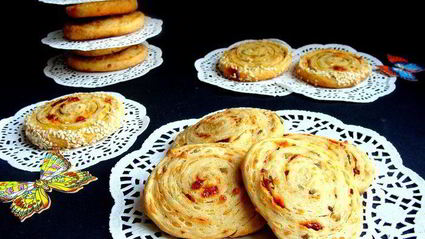 пряное сырное печенье средиземье