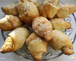 Рогалики из творожного теста