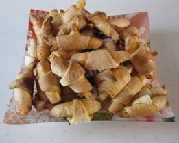 Рогалики пальчики с повидлом