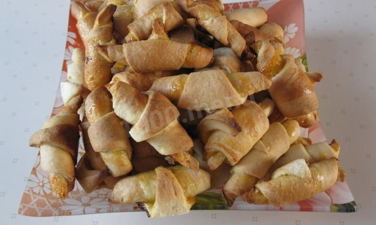 Рецепт рогаликов пальчики с повидлом