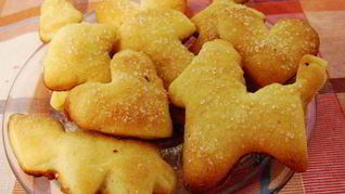 Сахарное печенье из необычного теста