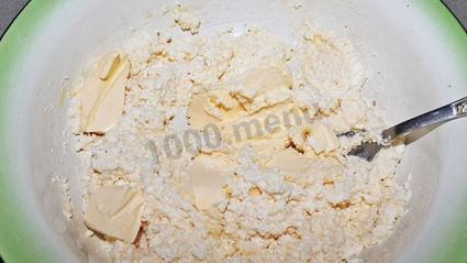 сахарное печенье творожное треугольники