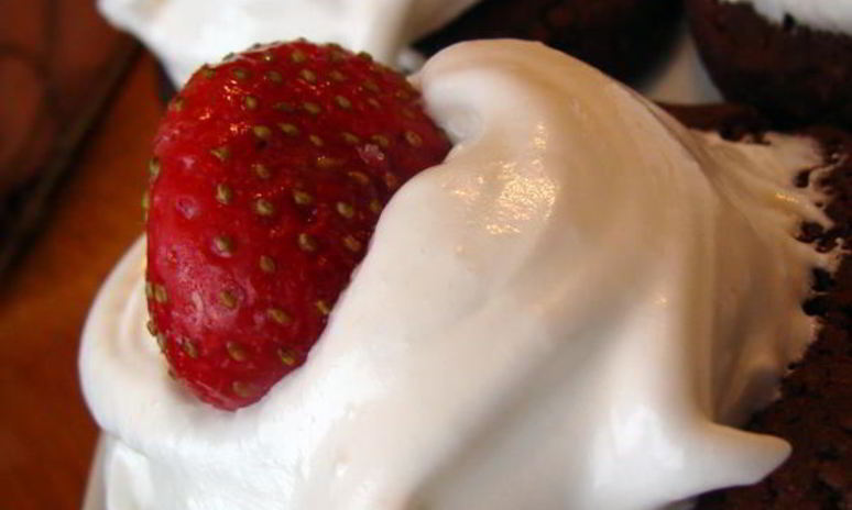 Рецепт шоколадна клубничного печенье