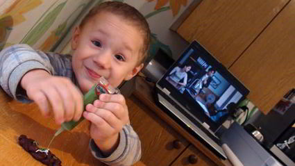 шоколадно клубничное печенье