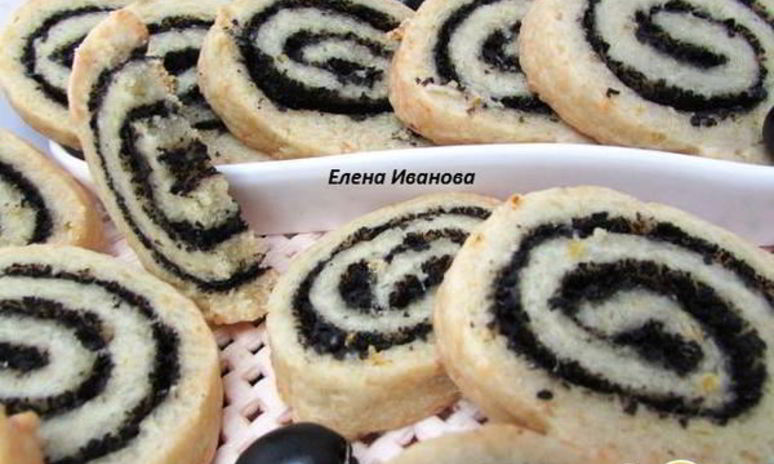 Рецепт сырного печенья с маслинами и ароматом лимона