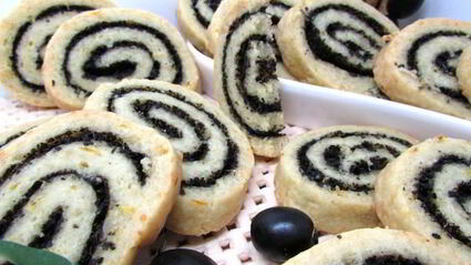 сырное печенье с маслинами и ароматом лимона