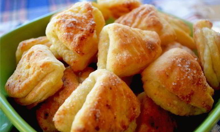 Рецепт творожного печенья гусиные лапки