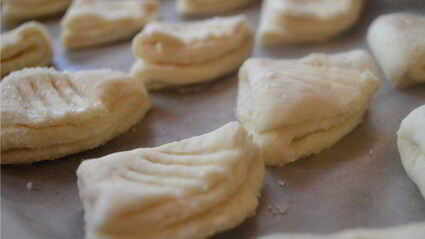 творожное печенье гусиные лапки