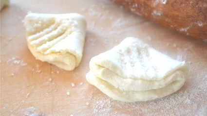 творожное печенье гусиные лапки