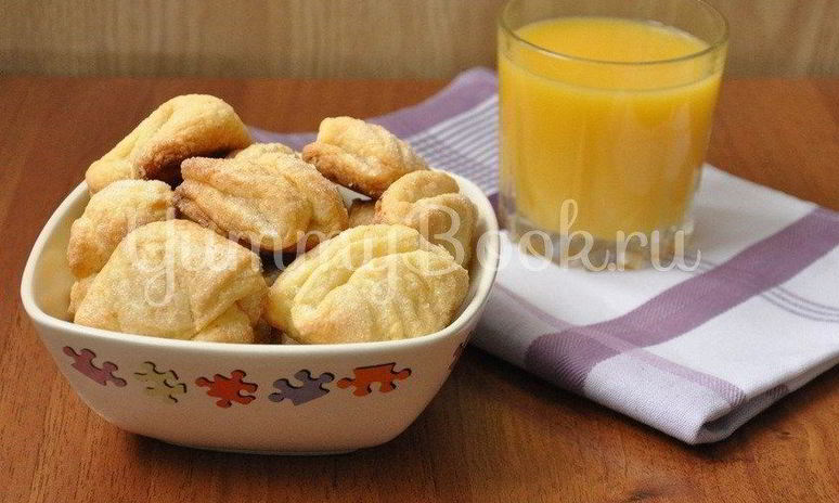 Рецепт творожного печенья ушки