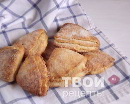 Творожное печенье