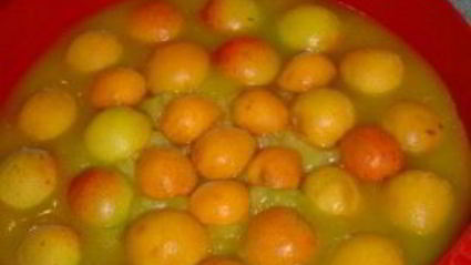 абрикосовый пирог-перевертыш