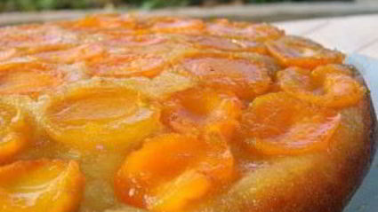 абрикосовый пирог-перевертыш