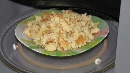 банановый пирог в микроволновке