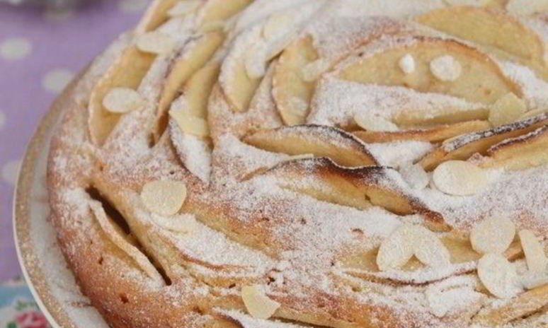 Рецепт датского миндального пирога с яблоками