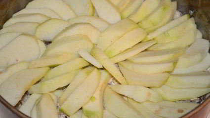 диетический яблочный пирог с овсянкой и йогуртом