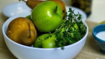 грушево-яблочный пирог