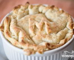 Куриный пирог с овощами