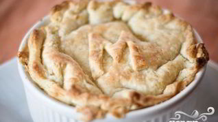 Куриный пирог с овощами