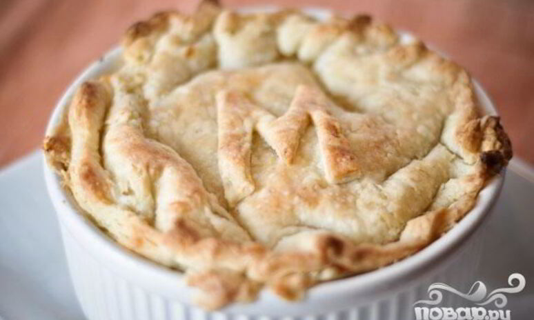 Рецепт куриного пирога с овощами