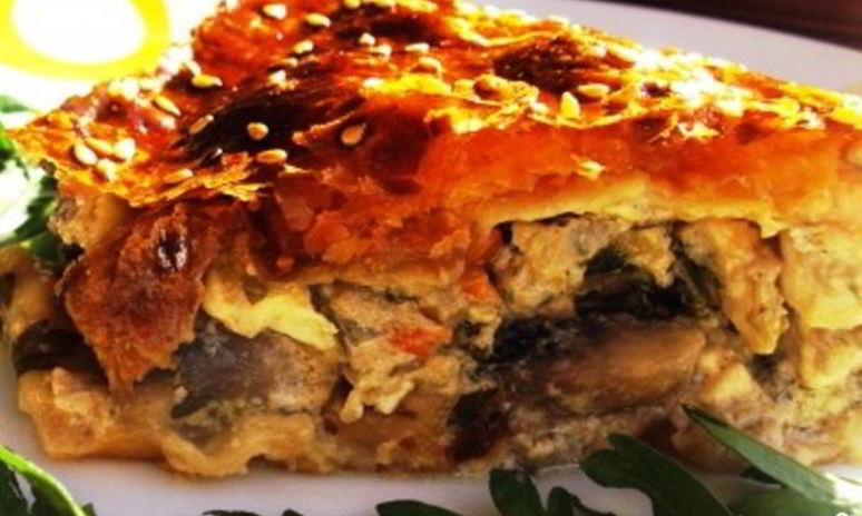 Рецепт курника с курицей и грибами