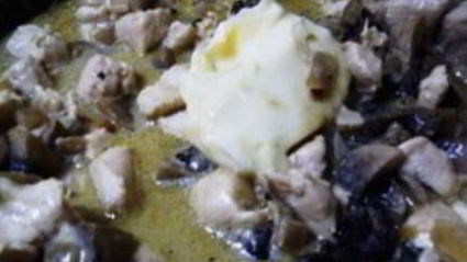 курник с курицей и грибами