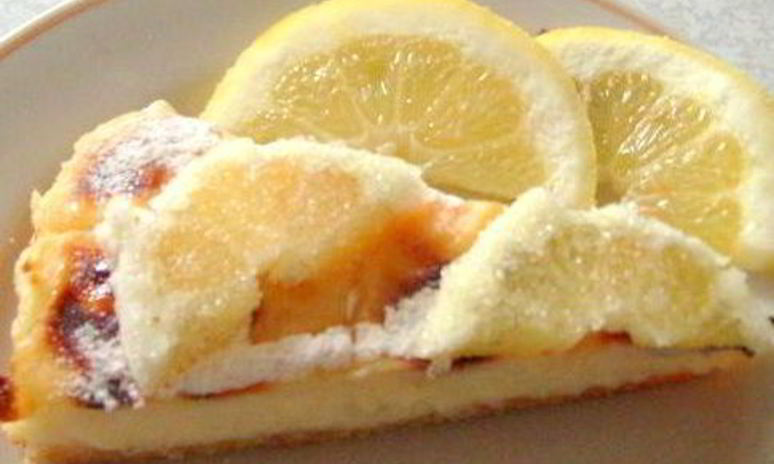 Рецепт лимонного пирога с заварным кремом