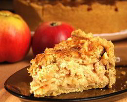 Медовый яблочный пирог