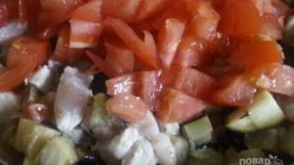 мини-пироги с курицей, рисом и баклажанами