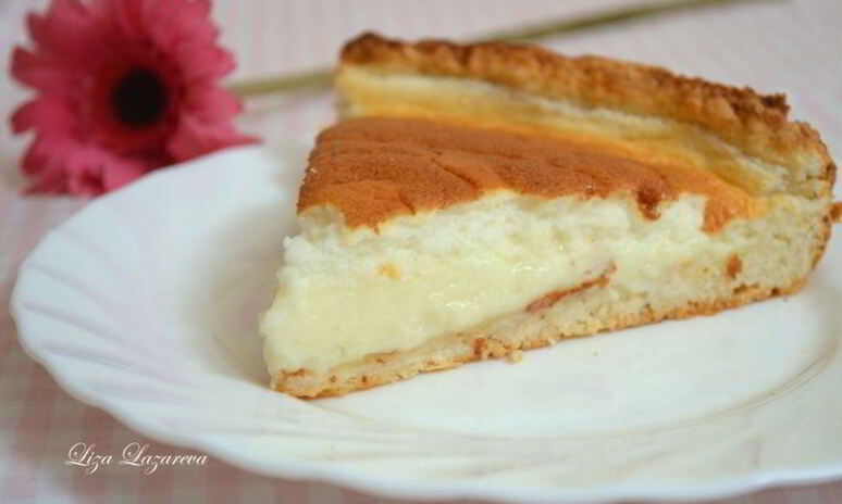 Рецепт молочно-творожного пирог воздушный поцелуй