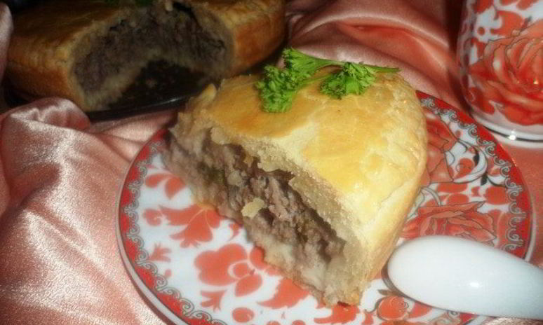 Рецепт мясного пирога