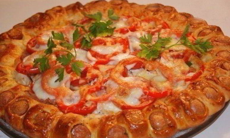 Рецепт нарядного пирога с курицей