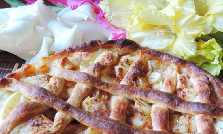 Рецепт ночного дрожжевого пирога с яблоками