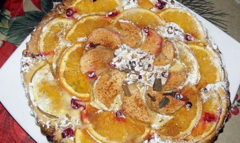 Рецепт новогоднего пирога вкус рождества с апельсинами