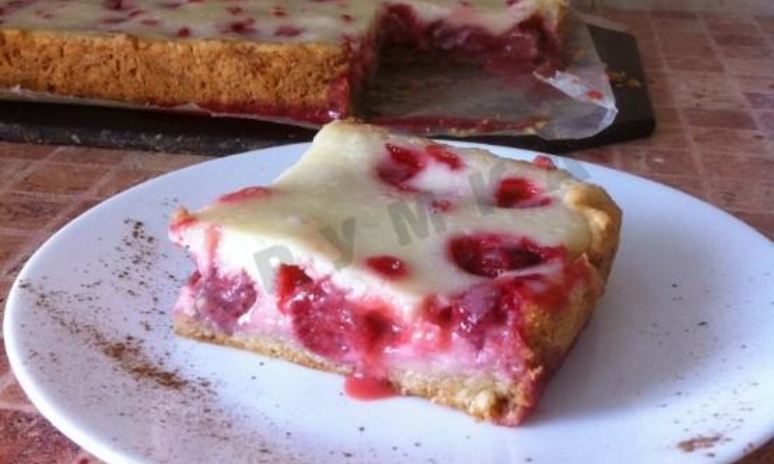 Рецепт пирога чизкейк клубничный