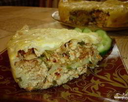 Пирог из лаваша в мультиварке