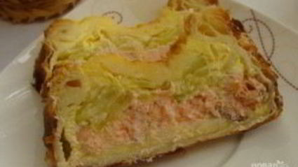 пирог из семги