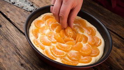 пирог мандариновый