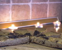 Пирог на грушевом варенье с корицей