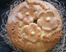 Пирог на кефире мясной картофельный