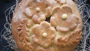 Пирог на кефире мясной картофельный